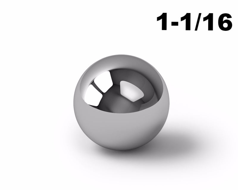 Pinball Machine Balls - Set of 10, Chrome Steel, 1-1/16” Diameter, Mirror Finish, 80 Grams - Durable Replacement Balls for Pinball Machines