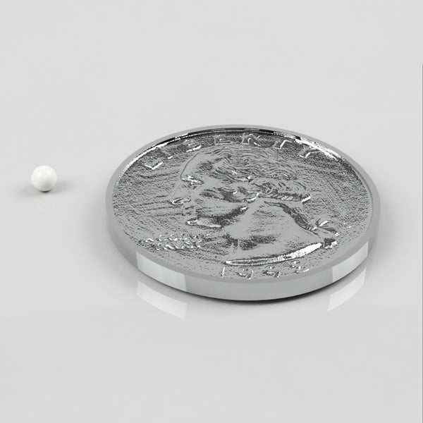 3/32" Inch ZrO2 Zirconium Oxide Ceramic Ball Bearings G5