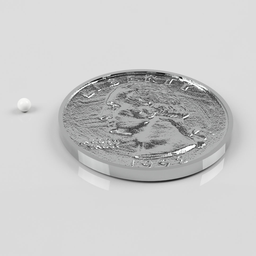 2mm ZrO2 Zirconium Oxide Ceramic Ball Bearings G5