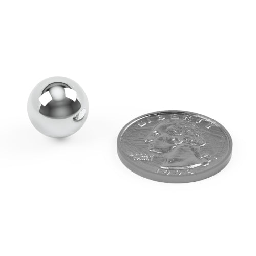 500 Pack 3/8 Inch G25 Precision Chrome Steel Bearing Balls - AISI 52100, BC Precision